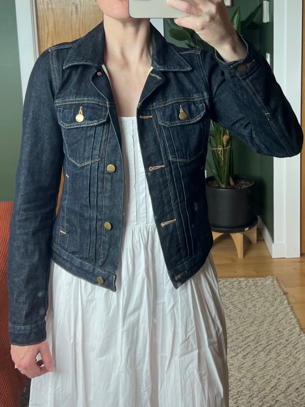 Vintage Gap Indigo Denim Jacket - Small